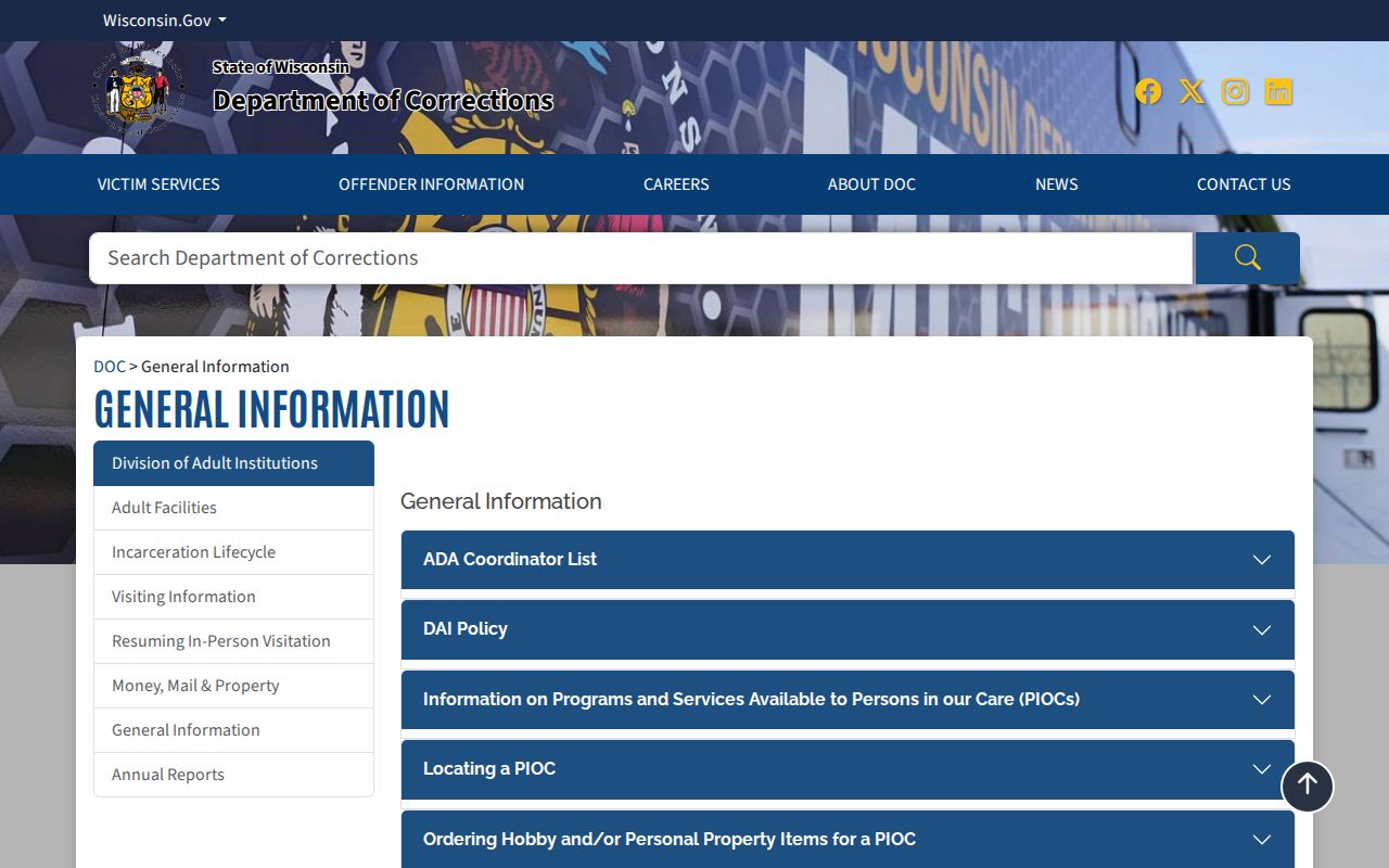 Price County arrest custody distinction between county jail and state prison